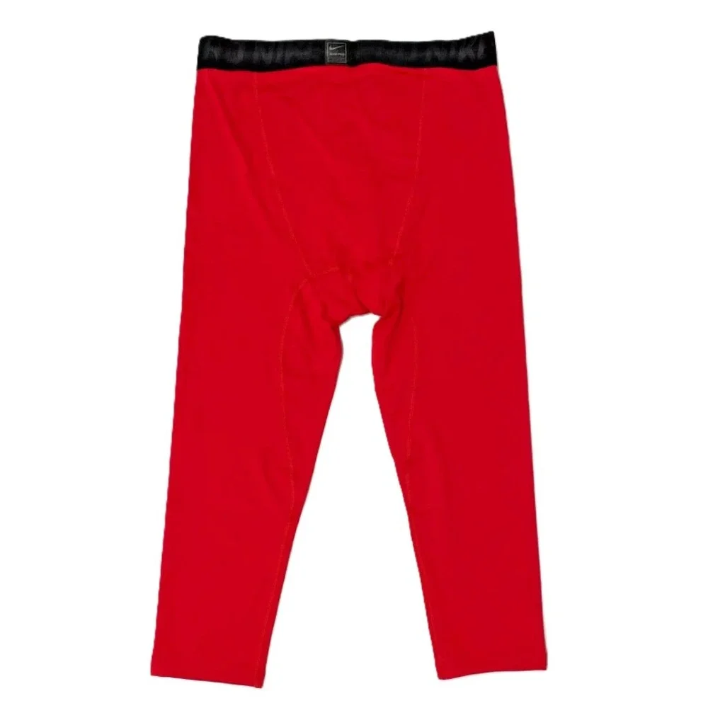 Nike Pro NBA Compression Leggings Mens 2XLT Red Activewear‎  Performance Pants